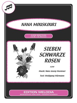 cover image of Sieben schwarze Rosen